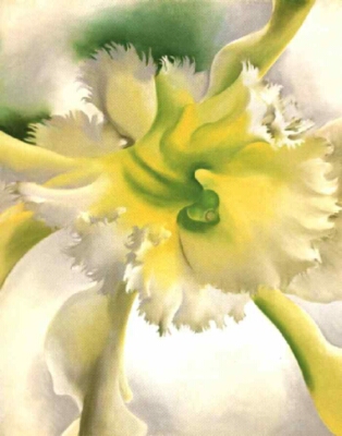 Yellow Orchid by Georgia O'Keeffe, 1941